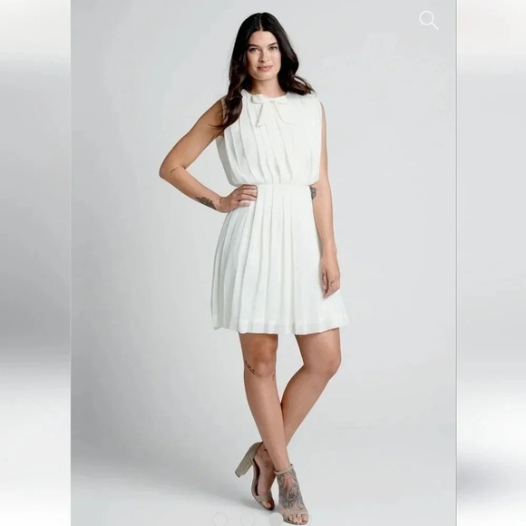 NWT || MODCLOTH || pleated dress - Picture 1 of 8